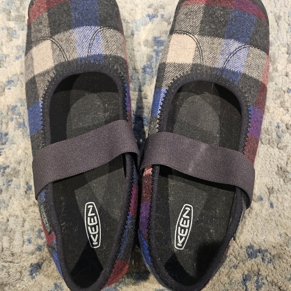 Keen Kids Plaid Mary Jane Shoes - Multicolor - Picture 1 of 8